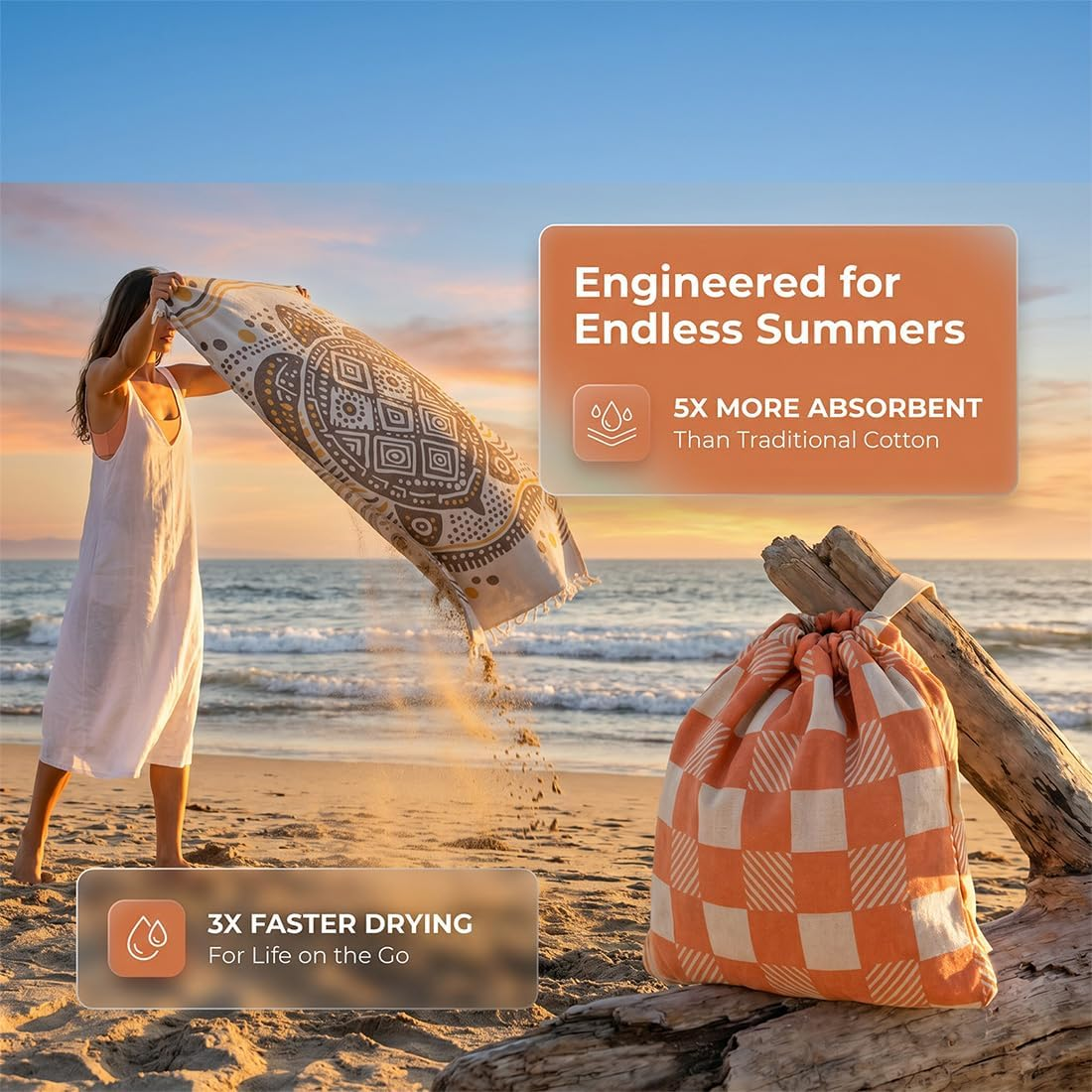 🏖️ 2-in-1 Beach Towel Backpack 🎒