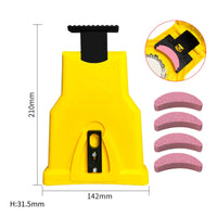 One Set Chain Sharpener + 4 Grinding Heads