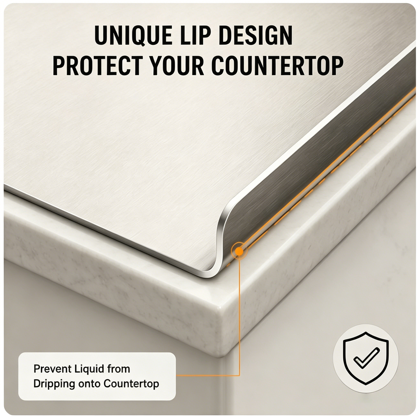 🔥🥩 SteelGuard™ Stainless Steel Chopping Board  ✨