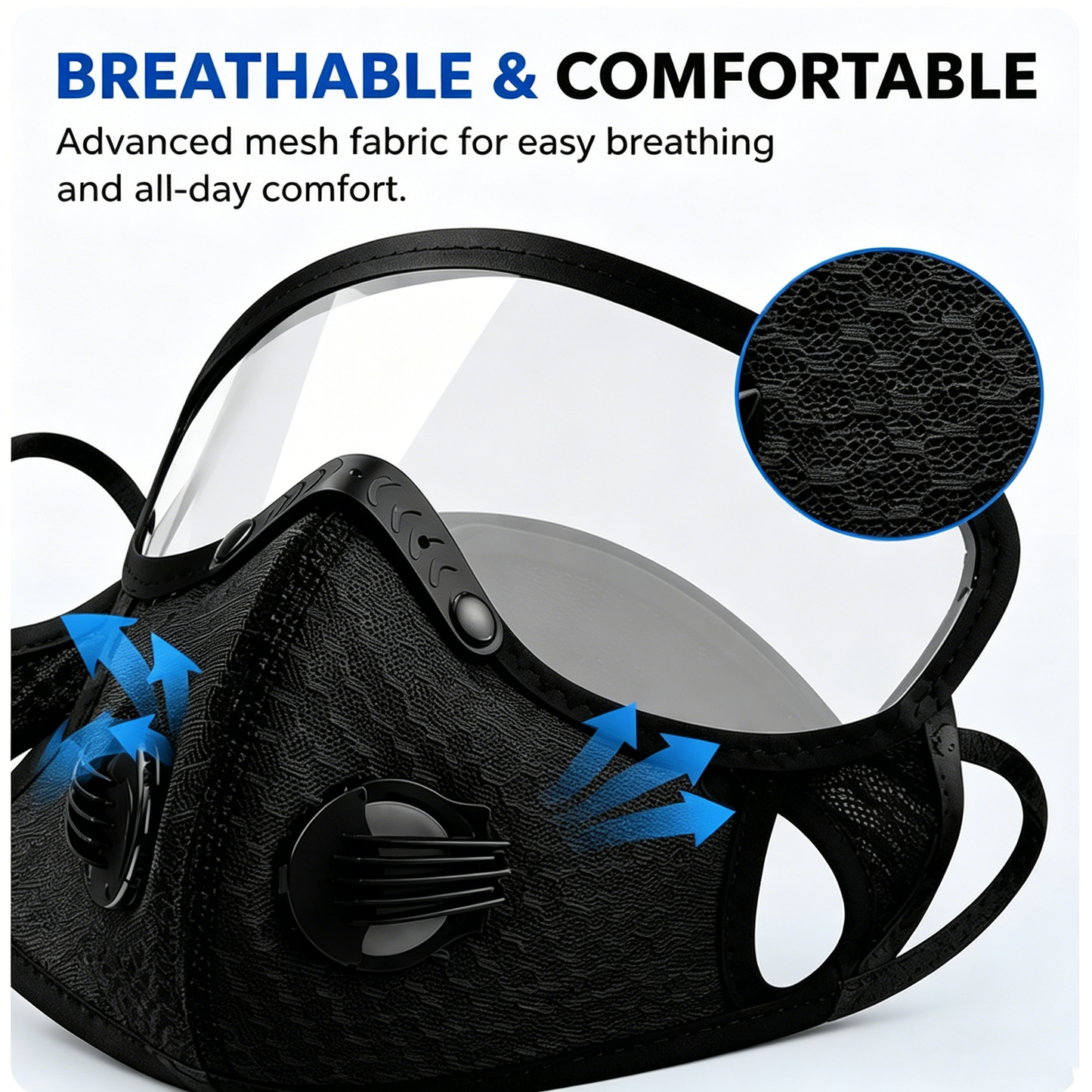 😷🚴‍♂️AirGuard Pro™ Carbon Filter Dust Mask | Breathable • Reusable • Adjustable Protection