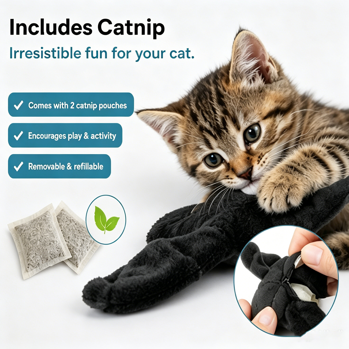 🔥Hot Seller | Interactive Flapping Bat Cat Toy