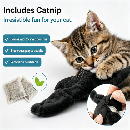 🔥Hot Seller | Interactive Flapping Bat Cat Toy