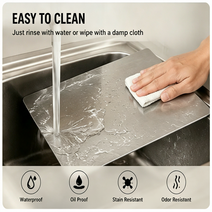 🔥🥩 SteelGuard™ Stainless Steel Chopping Board  ✨