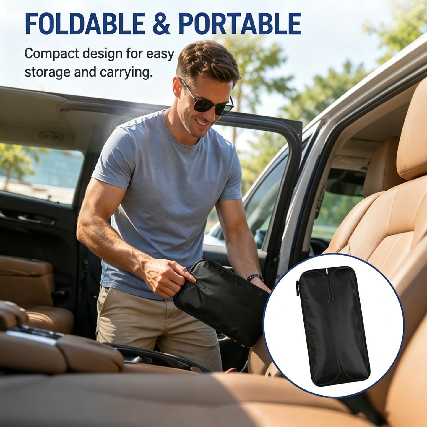 👑Bestseller🔥1K+ Sold Today｜Foldable Car Sunshade