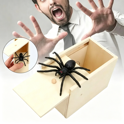 ⚡Hot Sales 49% OFF🔥Wooden Spider Gag Box