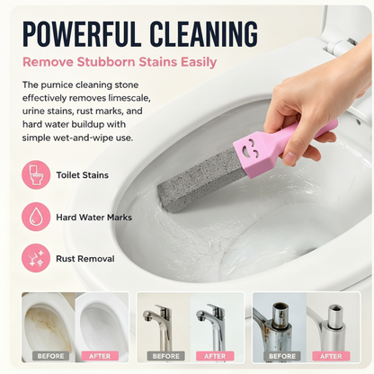 🔥 Hot Sale | 12 Pcs Toilet Pumice Stone Pumice Stone for Cleaning with 3 Handle