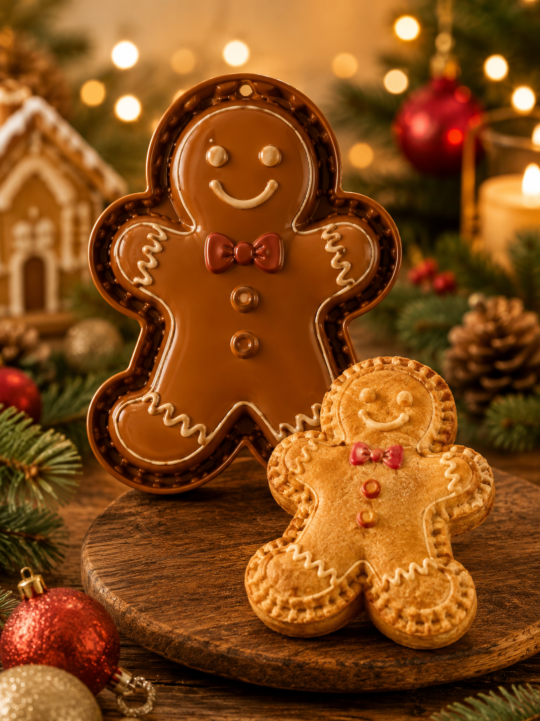 🎄 9-Design Christmas Mini Pie Mold Collection 🥧✨