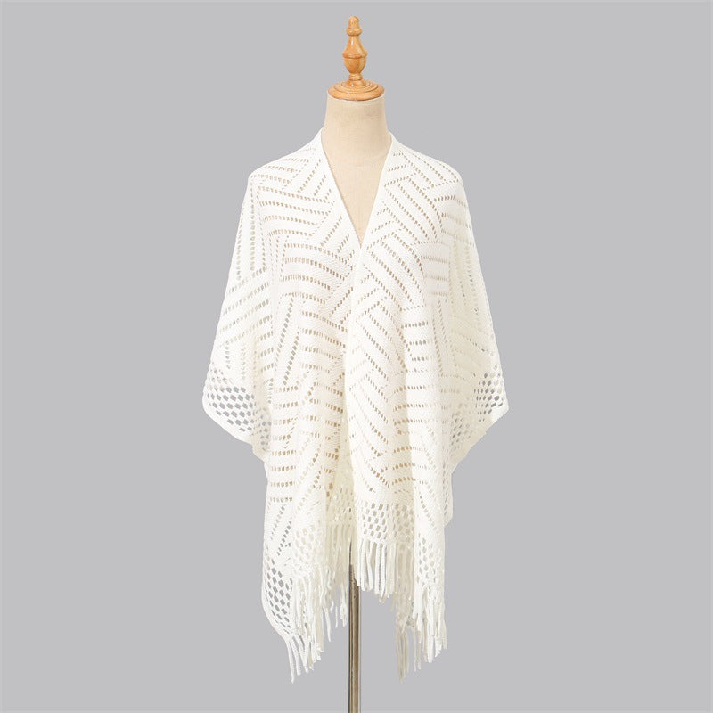 💝Effortless Elegance Knit Shawl – Soft & Cozy Wrap for Women