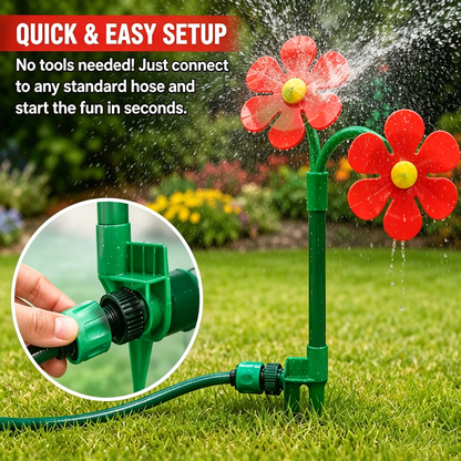 🎉 Must-Have Summer Toy | 360° Dancing Daisy Sprinkler