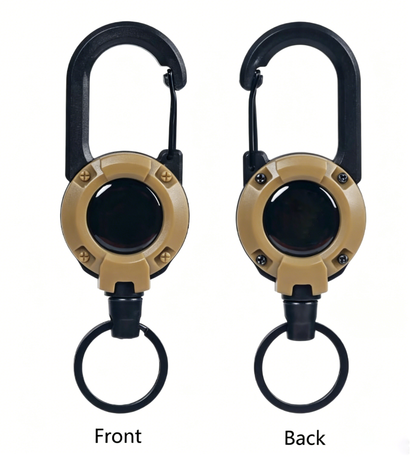 🔥[Buy 1 Get 1 Free]3 In 1 new multifunctional Retractable Pull Reel Carabiner Keychain