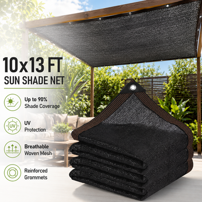 ☀️ Stay Cool Anywhere – 10x13 FT Sun Shade Net 🌿