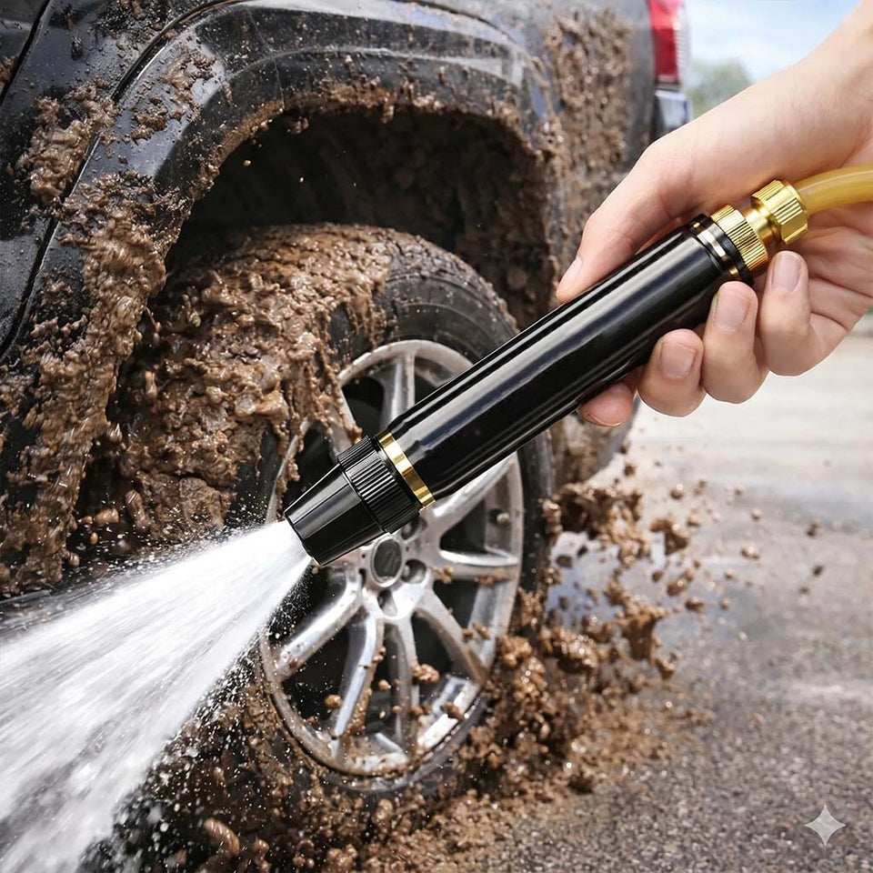 🏠🚗High Pressure Car Wash Water Gun - All-in-One Kit with Power Booster Nozzle⚡