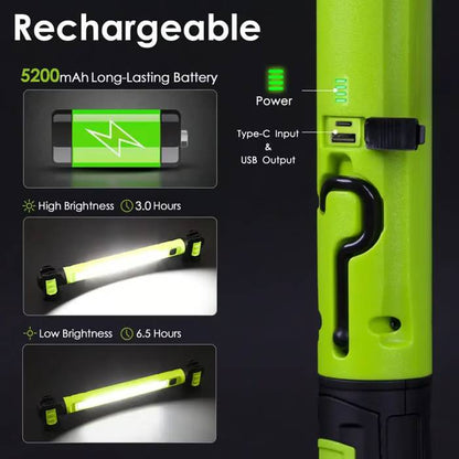 🔥Hot Sale 49% off🌟🔦Multifunctional magnetic rechargeable work light💡