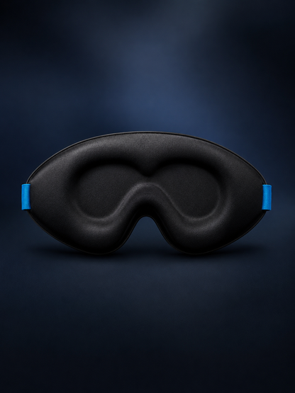 😴 3D Zero-Pressure Blackout Sleep Mask – Lash-Friendly Contoured Memory Foam Eye Mask