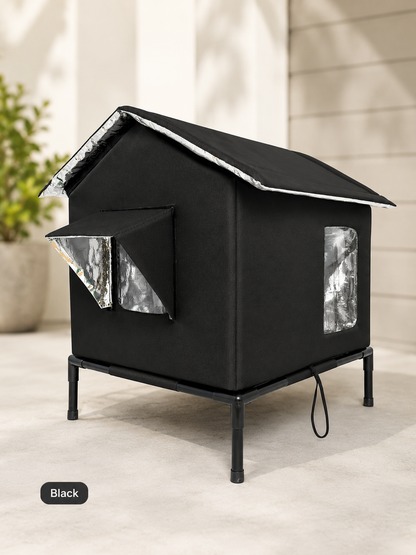 🐱 Elevated Outdoor Cat House