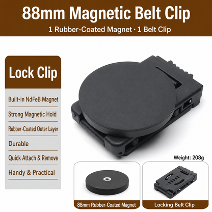 Quick-Release Magnetic Phone Mount for Straps