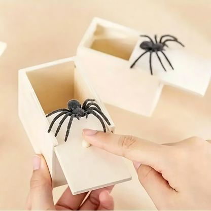 ⚡Hot Sales 49% OFF🔥Wooden Spider Gag Box