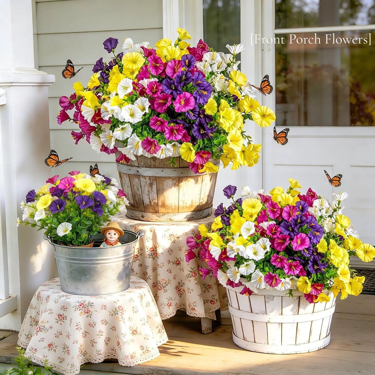 🌺UV Resistant Artificial Petunias Flowers