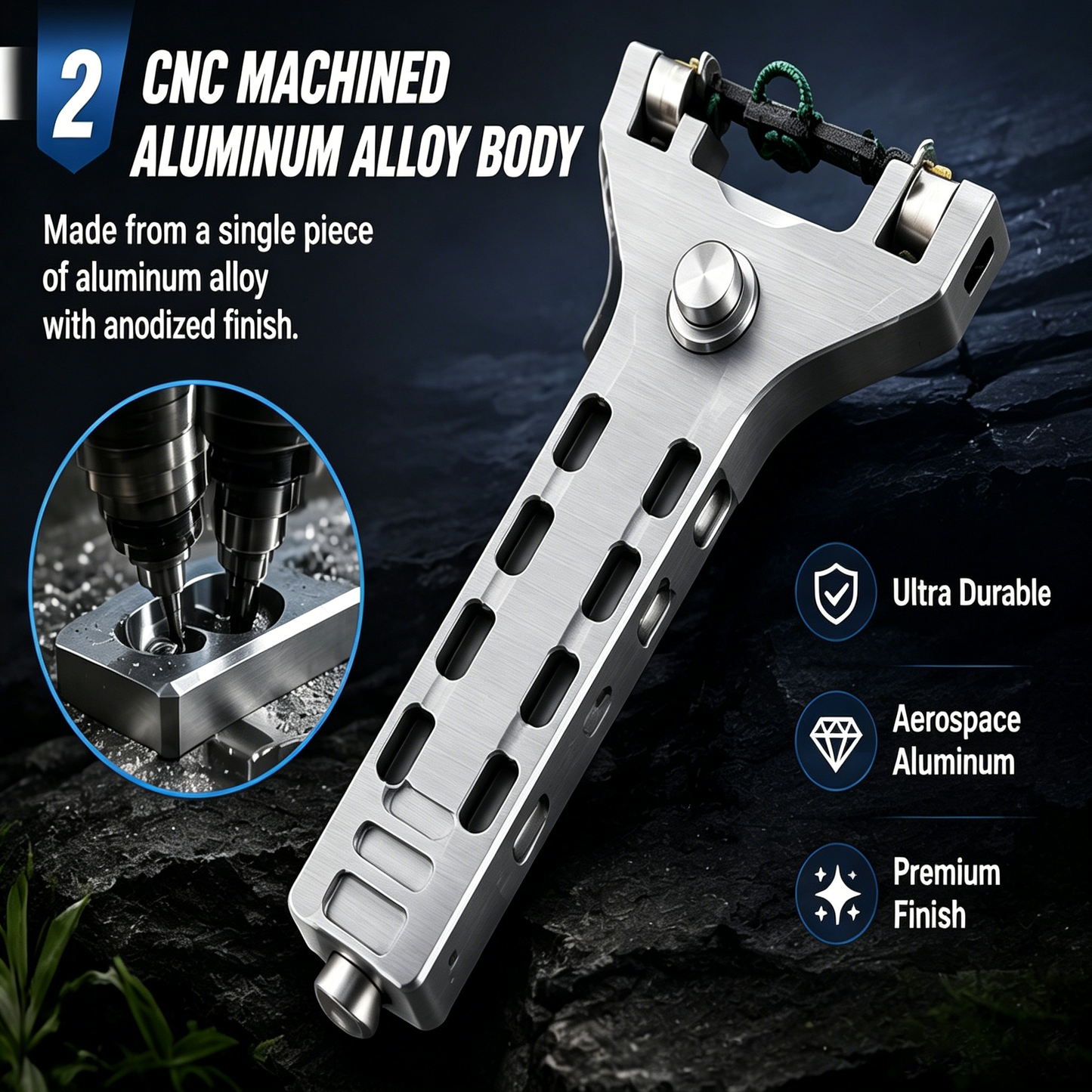 🎯 G4/G5 Professional Telescopic Aluminum Alloy Slingshot