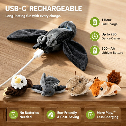 🔥Hot Seller | Interactive Flapping Bat Cat Toy