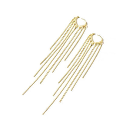 ✨14K Gold Plated Long Tassel Earrings for Women