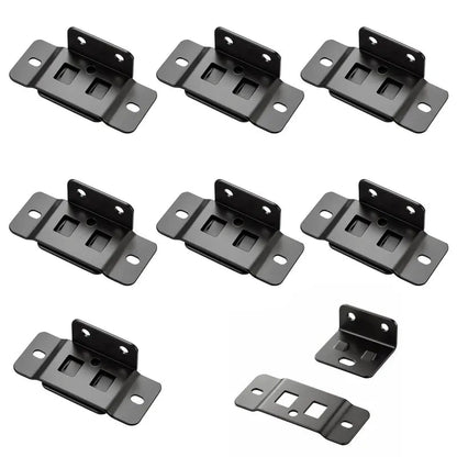 Heavy-Duty Stainless Steel Corner Braces – Quick-Install L-Shaped Furniture Connectors & Reinforcement Brackets (Screws Included)