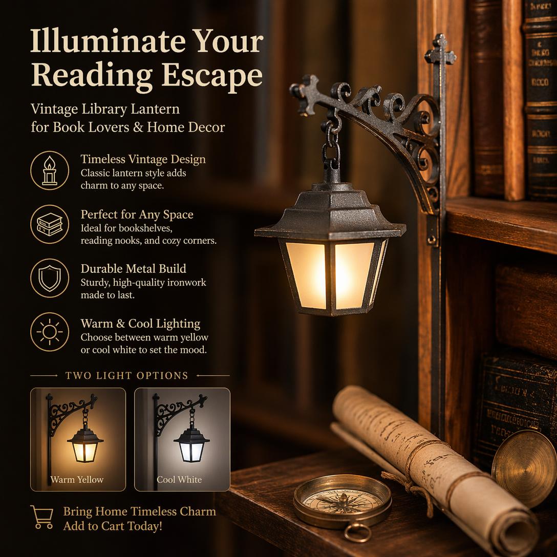 🔥Last Day 49% OFF-📚Library Lantern-Decorative Bookshelf Lighting