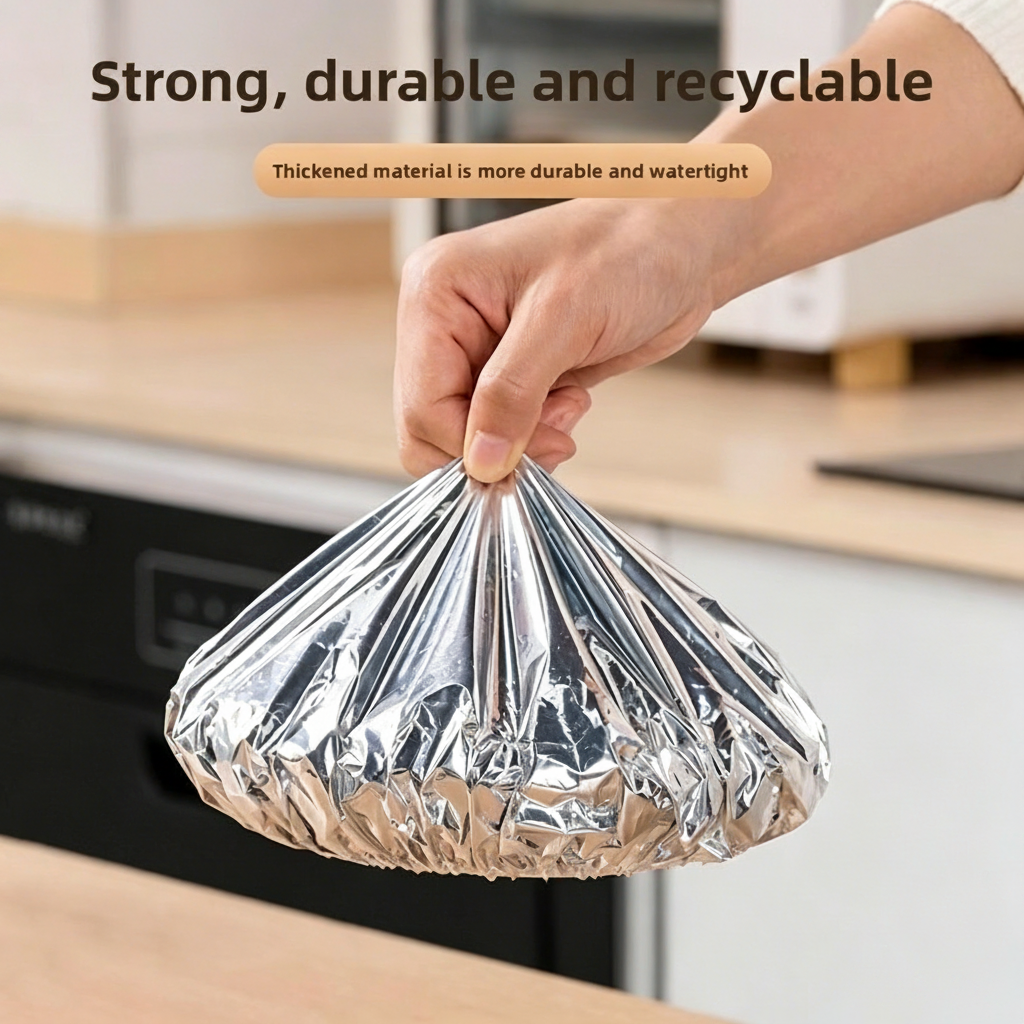 Home dining table & food container aluminum foil heat-retaining cover