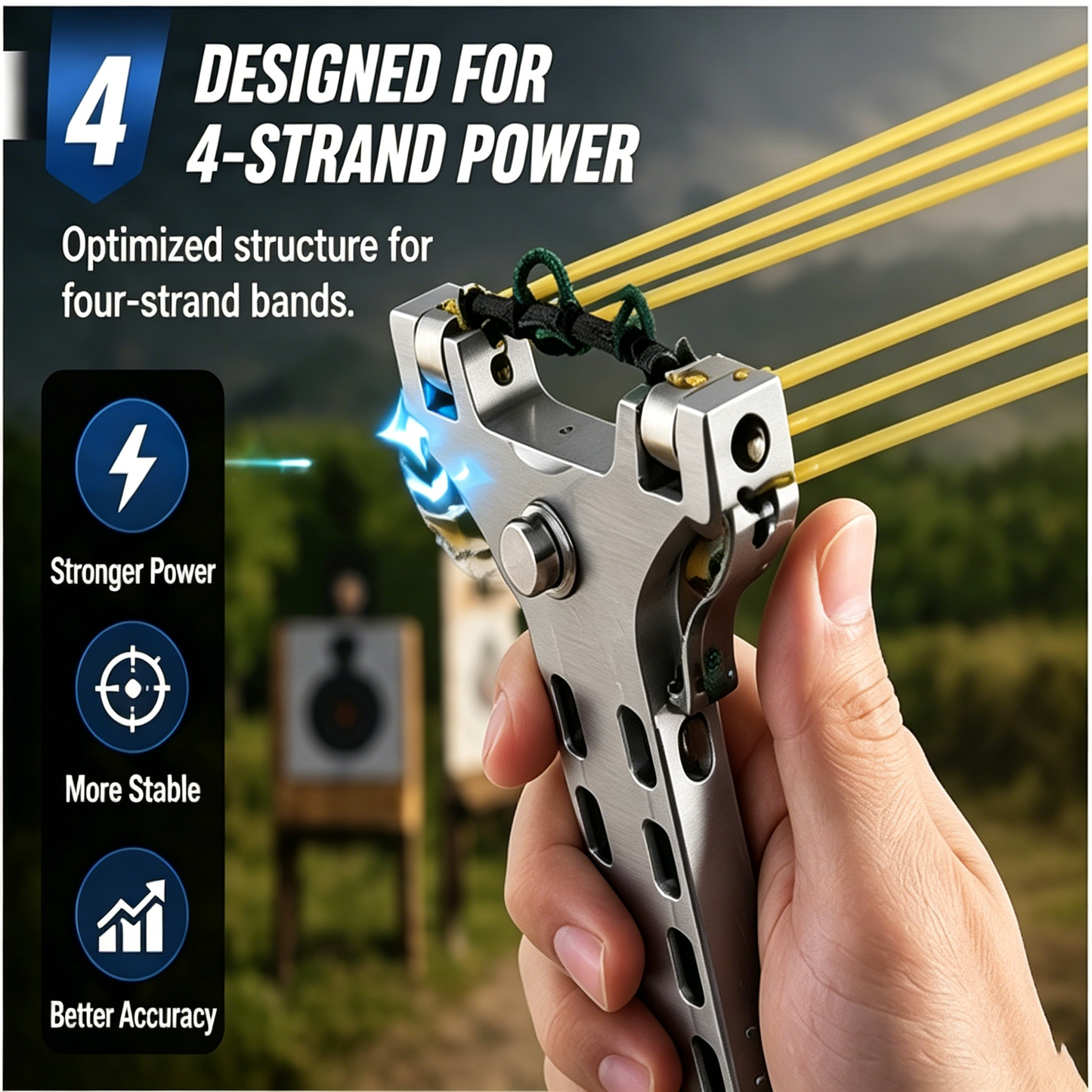 🎯 G4/G5 Professional Telescopic Aluminum Alloy Slingshot