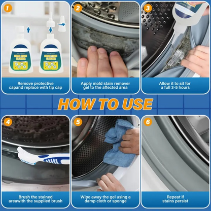 Heavy-Duty Mold Remover Gel with Scrub Brush