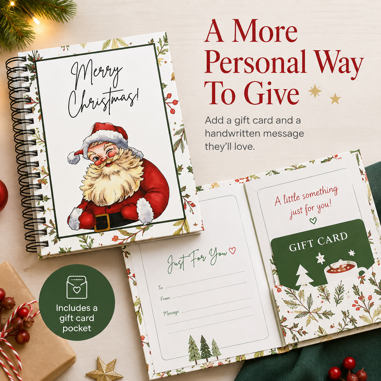 🎁Holiday Trend🔥DIY Christmas Gift Card Album