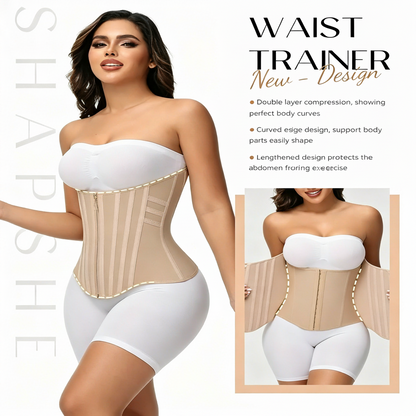 🔥✨ Snatch Your Waist Instantly — Waist Trainer Corset Shapewear 💃