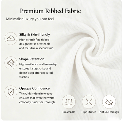 🔥Women's Summer Sexy Slim Fit Ribbed Tank Top with Built-in Bra, ✨U-Neck Sleeveless Casual Crop Top for Hot Girl Aesthetic⏳-LP