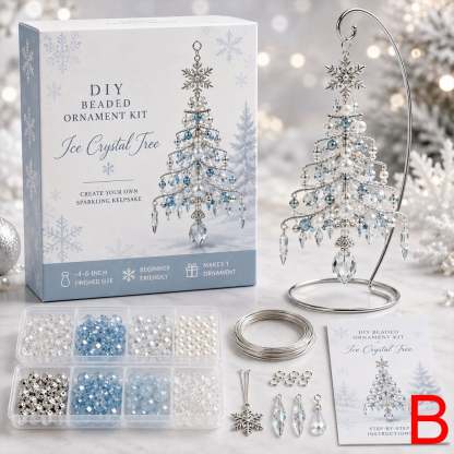 DIY Christmas Tree Beaded Ornament Kit