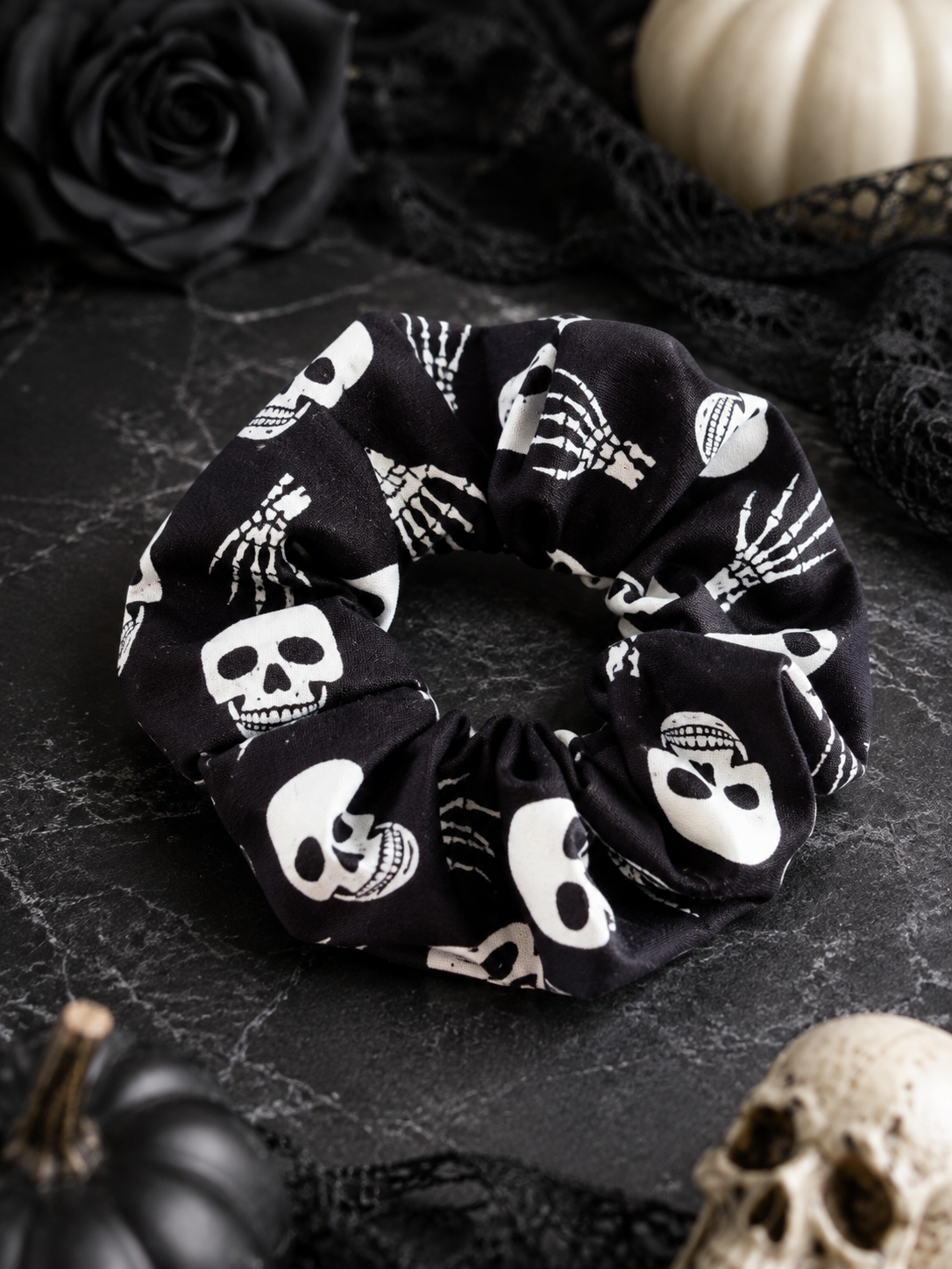 🎃 Hand-Illustrated Halloween Scrunchie Collection