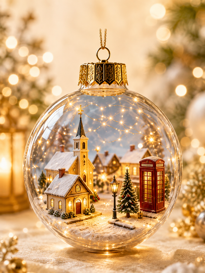 ✨ Magical Illuminated 3D Christmas Baubles – Bring Your Tree to Life!