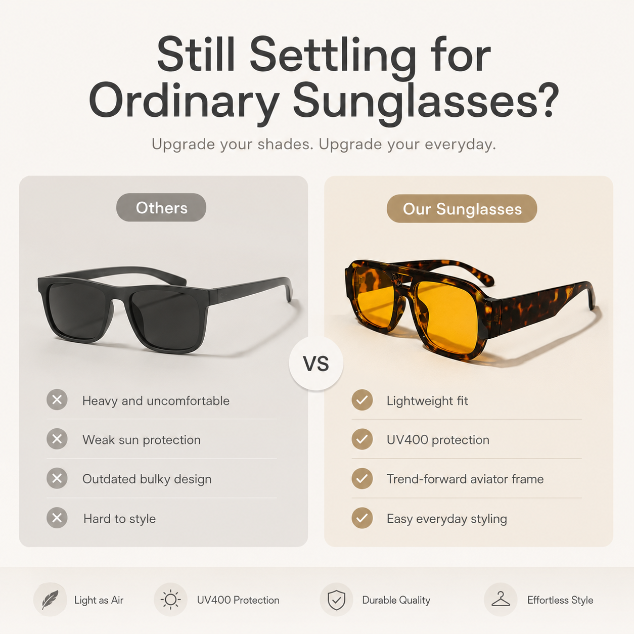 Stylish Aviator Sunglasses for Men and Women , Trendy Rectangle, Fashionable Design, Perfect for Outdoor Activities and Daily Wear