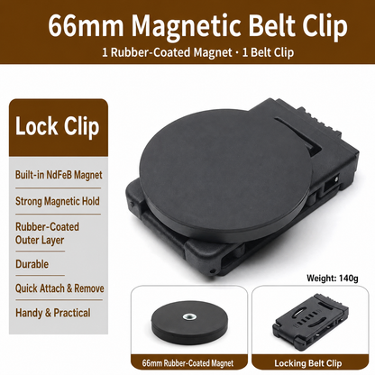 Quick-Release Magnetic Phone Mount for Straps