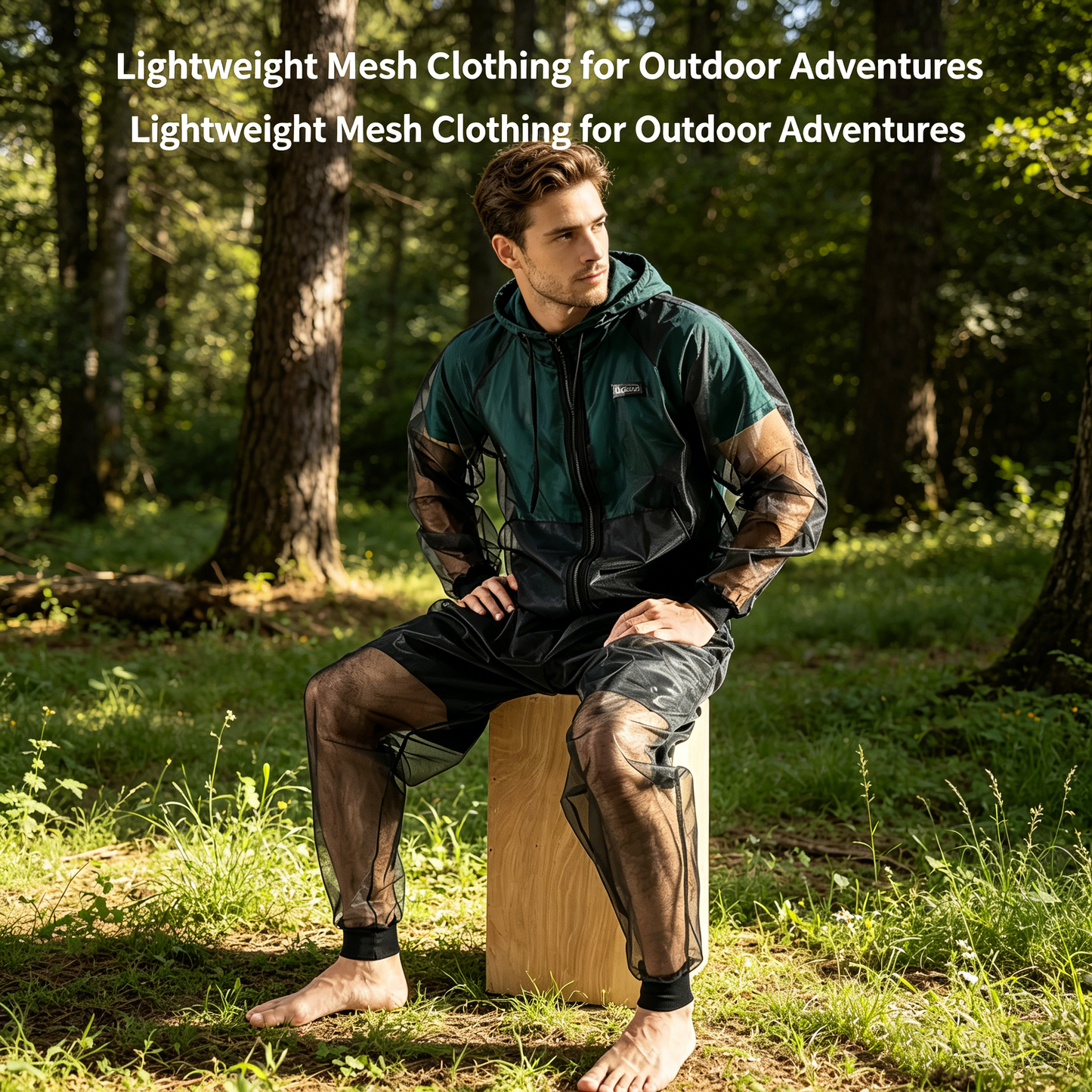 🦟 Mosquito Net Pants – Stay Outdoors, Bite-Free & Comfortable