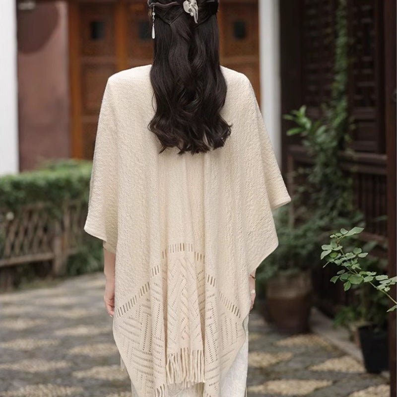 💝Effortless Elegance Knit Shawl – Soft & Cozy Wrap for Women