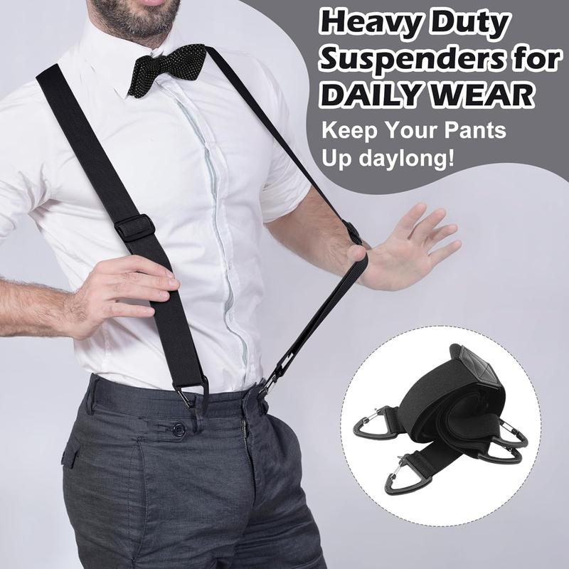 ⏰X Back Hidden Suspender 1.5 Inches Under Clothing Heavy Duty Work Suspenders for Men Women