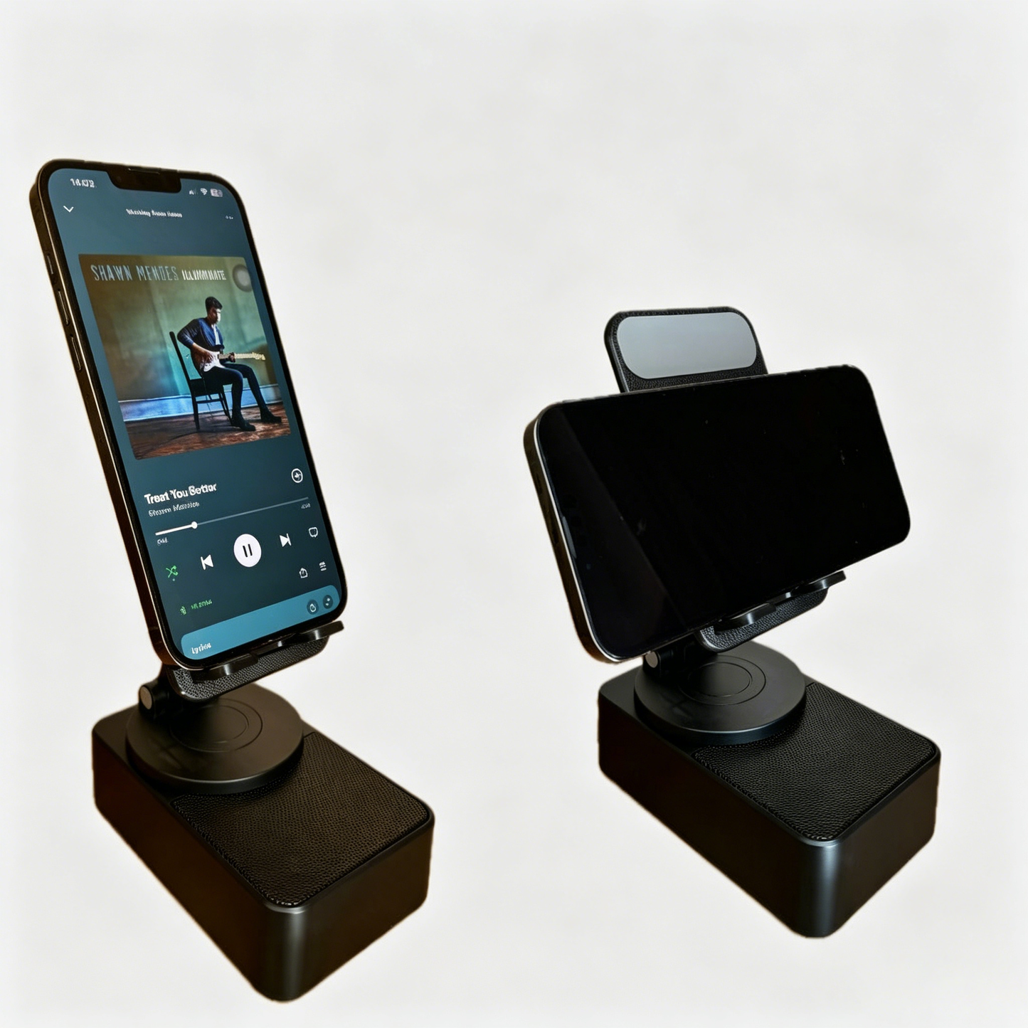 3 in 1 Wireless Bluetooth-compatible Portable Cell Phone Holder Speaker
