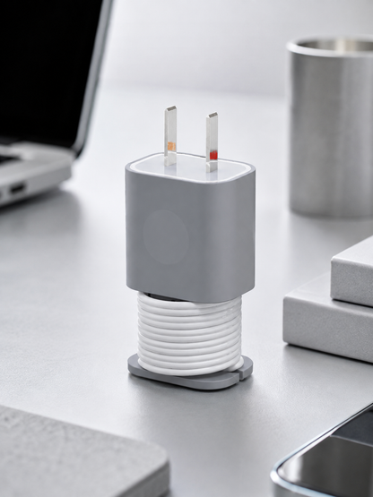 2-in-1 Silicone Charger Protective Case (with Cable Storage)