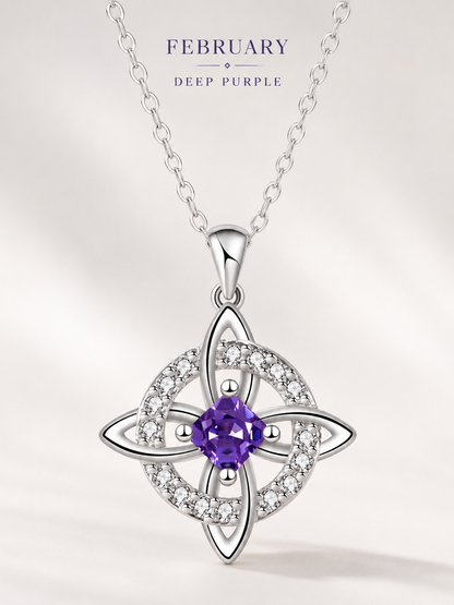 💫Birthstone Witches Knot Necklace
