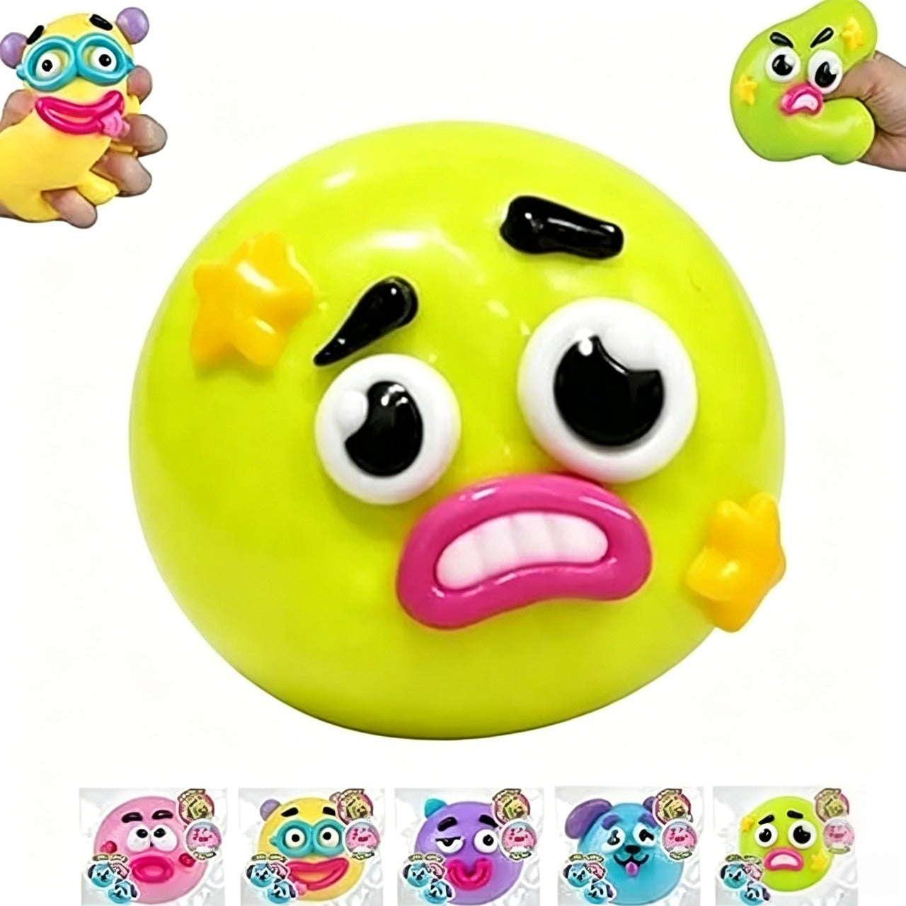 Dog Face Swap Squishy Soft Moldable Multisensory Stress Relief for Anxiety
