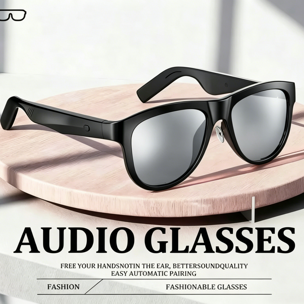 🕶️ Smart Bluetooth Sunglasses – Music & Style 🎵