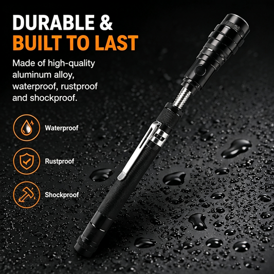 🎁🔥 Hot Sale | Telescoping Magnetic Pickup Tool with LED Flashlight