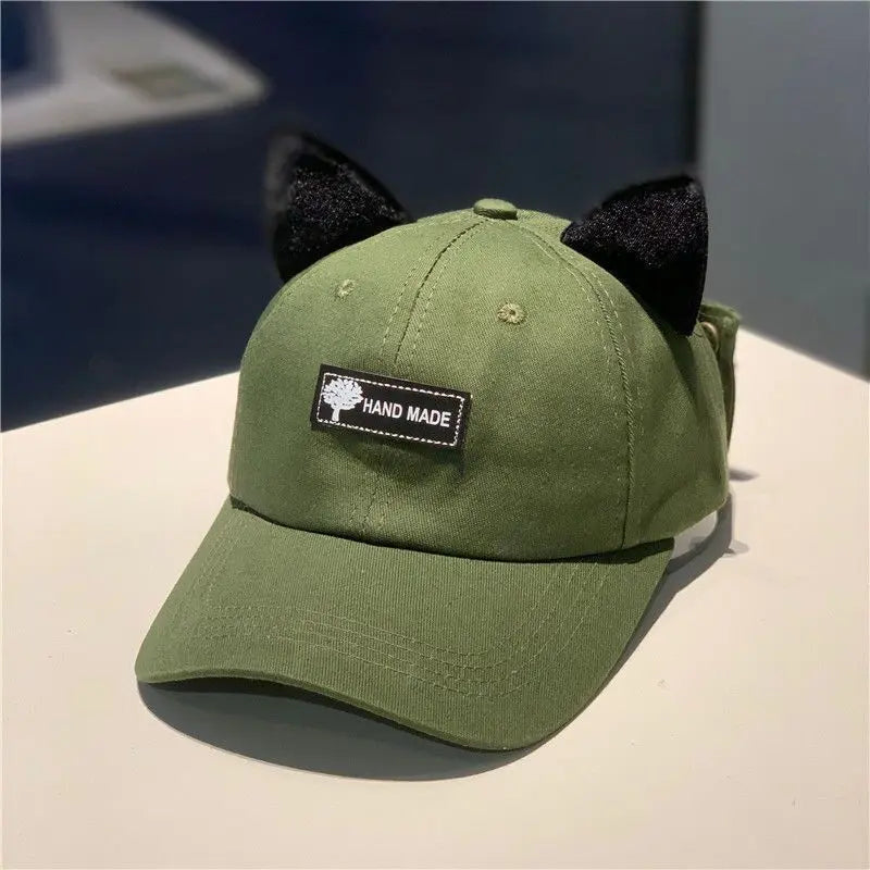 🧢 Korean-Style Pilot Cap – Curved Visor, Glasses-Ready