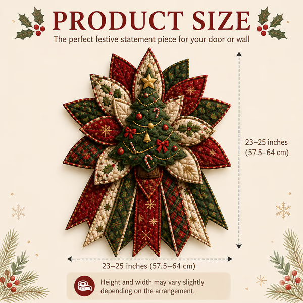 🎄Jumbo Christmas Character Quilted Door Hanger Sewing Kit