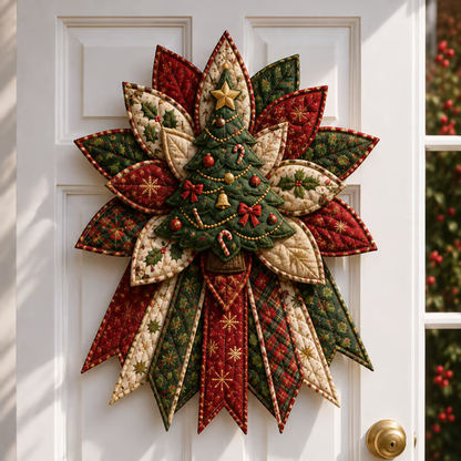 🎄Jumbo Christmas Character Quilted Door Hanger Sewing Kit